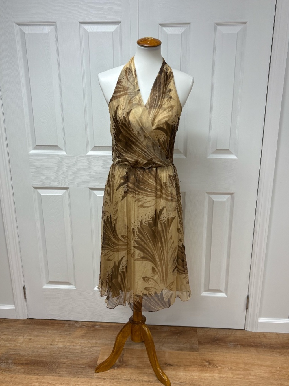Ralph Lauren Black Label Silk‎ Chiffon Dress - Size 6.